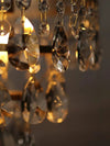 French style copper crystal wall lamp