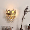 French style copper crystal wall lamp