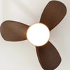 French retro restaurant bedroom ceiling fan light