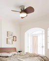 French retro restaurant bedroom ceiling fan light