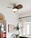 French retro restaurant bedroom ceiling fan light