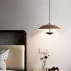 Frisbee Pendant Lamp, Wood Grain Dining Room Lamp