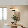 Frisbee Pendant Lamp, Wood Grain Dining Room Lamp