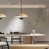 Frisbee Pendant Lamp, Wood Grain Dining Room Lamp