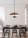 Frisbee Pendant Lamp, Wood Grain Dining Room Lamp