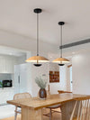 Frisbee Pendant Lamp, Wood Grain Dining Room Lamp