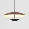 Frisbee Pendant Lamp, Wood Grain Dining Room Lamp