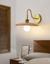 Frisbee Wooden Wall Light