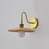 Frisbee Wooden Wall Light