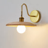 Frisbee Wooden Wall Light