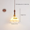Wabi-sabi style bedroom bedside ceramic chandelier