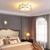 Geometric mosaic art bedroom ceiling lamp