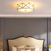 Geometric mosaic art bedroom ceiling lamp