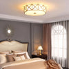 Geometric mosaic art bedroom ceiling lamp