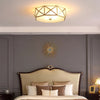 Geometric mosaic art bedroom ceiling lamp