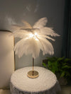 Goose Feather Table Lamp