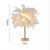 Goose Feather Table Lamp