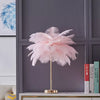 Goose Feather Table Lamp