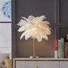 Goose Feather Table Lamp