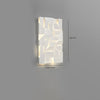 Creative art rhombus background wall light