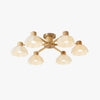 Japanese Nordic living room flower ceiling lamp