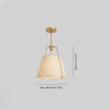 Japanese Nordic metal fabric restaurant pendant light