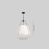 Japanese Nordic metal fabric restaurant pendant light