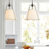Japanese Nordic metal fabric restaurant pendant light