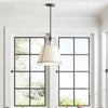 Japanese Nordic metal fabric restaurant pendant light