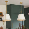 Japanese Nordic metal fabric restaurant pendant light