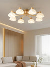 Japanese Nordic living room flower ceiling lamp
