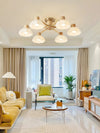 Japanese Nordic living room flower ceiling lamp