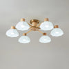 Japanese Nordic living room flower ceiling lamp