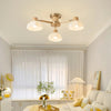 Japanese Nordic living room flower ceiling lamp