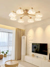 Japanese Nordic living room flower ceiling lamp