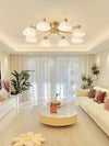 Japanese Nordic living room flower ceiling lamp