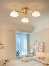 Japanese Nordic living room flower ceiling lamp
