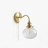 Japanese style copper wall lamp