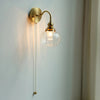 Japanese style copper wall lamp