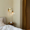 Japanese style copper wall lamp