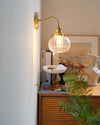 Japanese style copper wall lamp