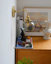 Japanese style copper wall lamp