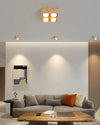 Japanese style wooden corridor ceiling lamp