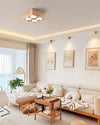 Japanese style wooden corridor ceiling lamp