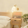 Japanese style wooden wall lamp