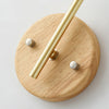 Japanese style wooden wall lamp