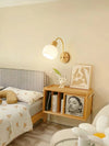 Japanese style wooden wall lamp