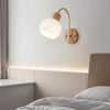 Japanese style wooden wall lamp