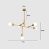 5 - Light Sputnik Modern Linear Chandelier