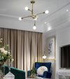 5 - Light Sputnik Modern Linear Chandelier